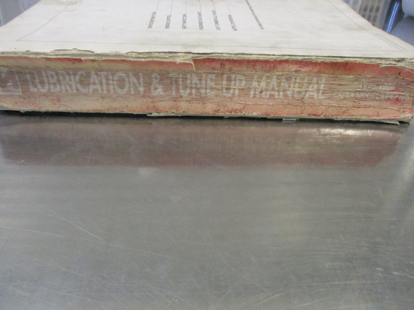 Lubrication & Tune-up Manual 1970-1986 Used