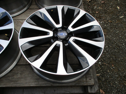 Subaru Forester Premium Genuine Set 4 Alloy Wheels 18X7 Used Part VGC