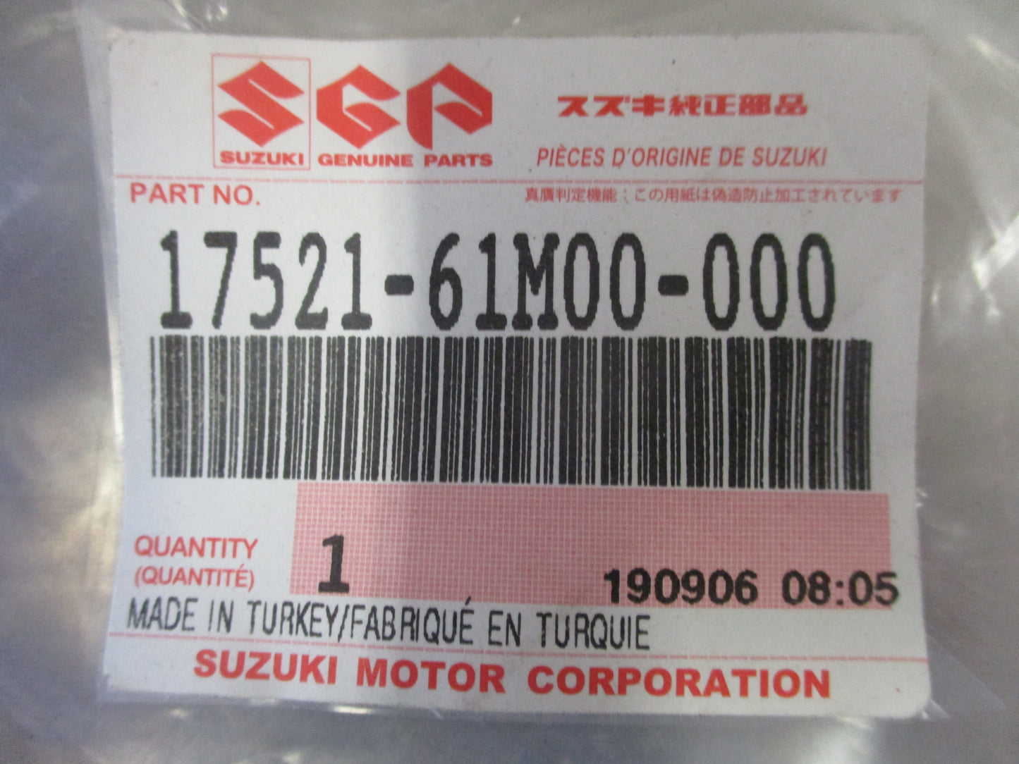 Suzuki S-Cross Genuine Water Pump Belt New Part