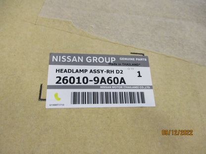 Nissan Navara D23 NP300 Genuine Right Hand Head Light Black Edition New Part