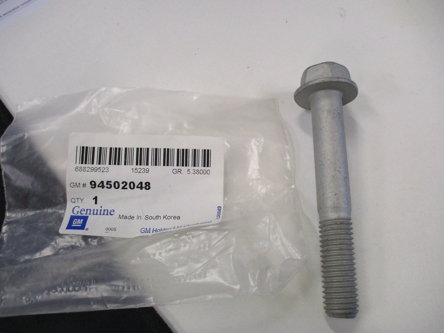 Holden Captiva Genuine Rear Knuckle Screw (Bolt) New Part