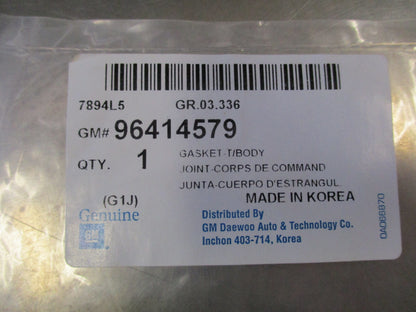 Holden Viva Genuine Throttle Valve Gasket New Part