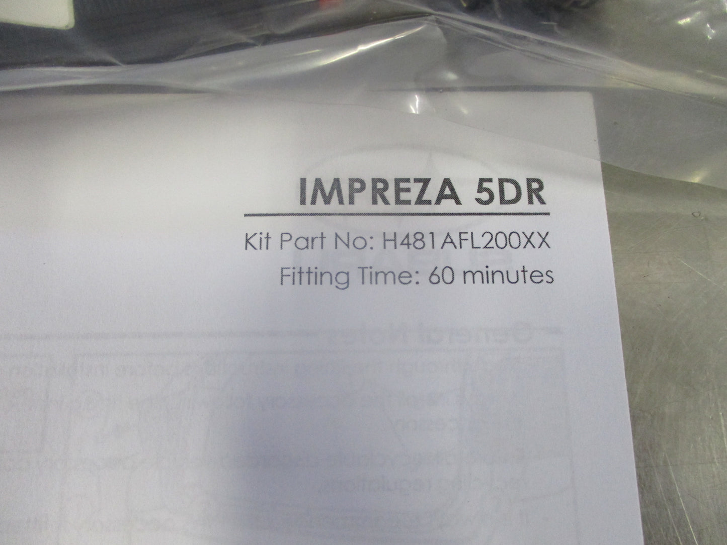Subaru Impreza Hatch Genuine Pure Red Rear Park Assist Kit New Part
