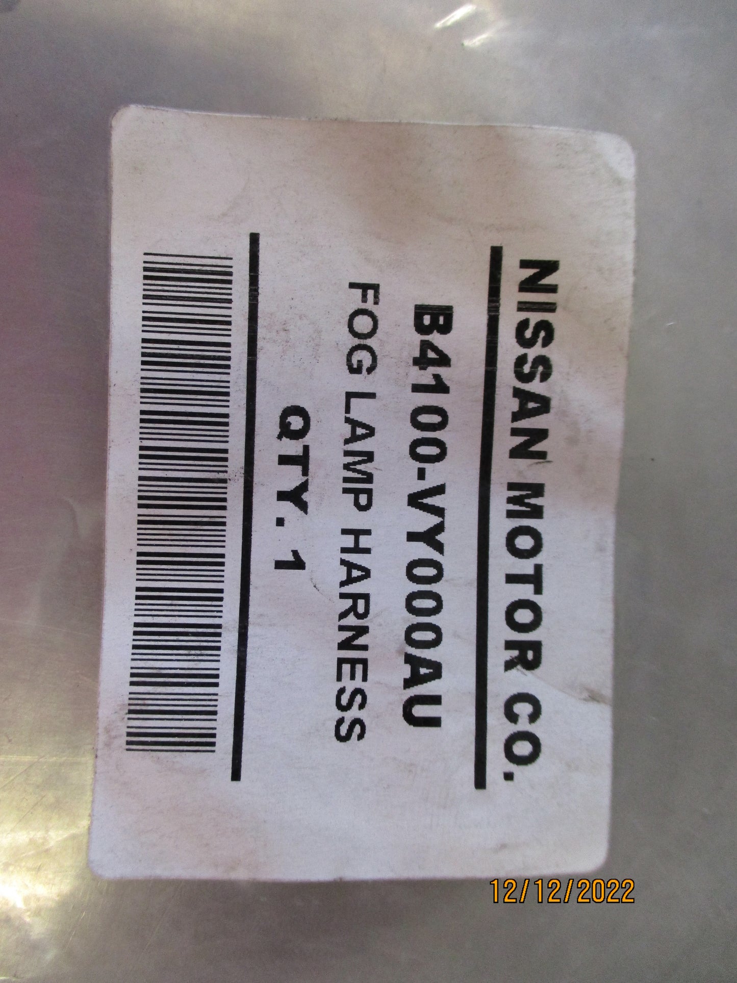 Nissan D22 Navara Genuine Front Fog Light Wiring Loom New Part