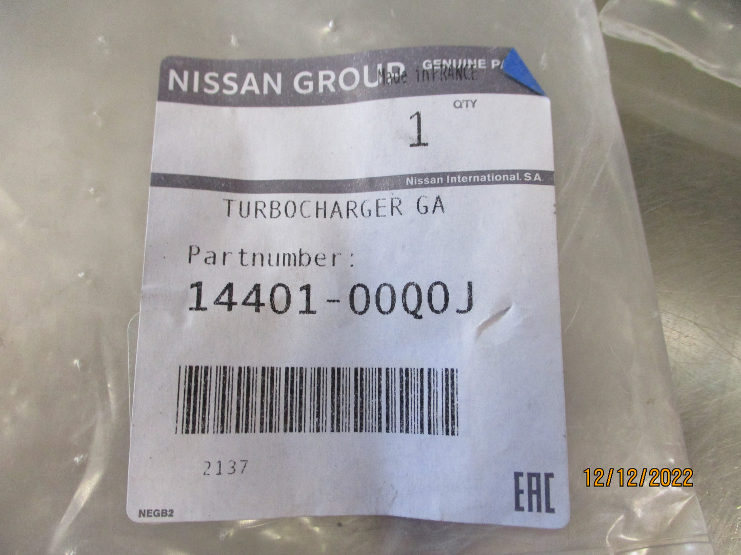 Nissan Navara D23 NP300 Genuine Twin Turbo Gasket New Part