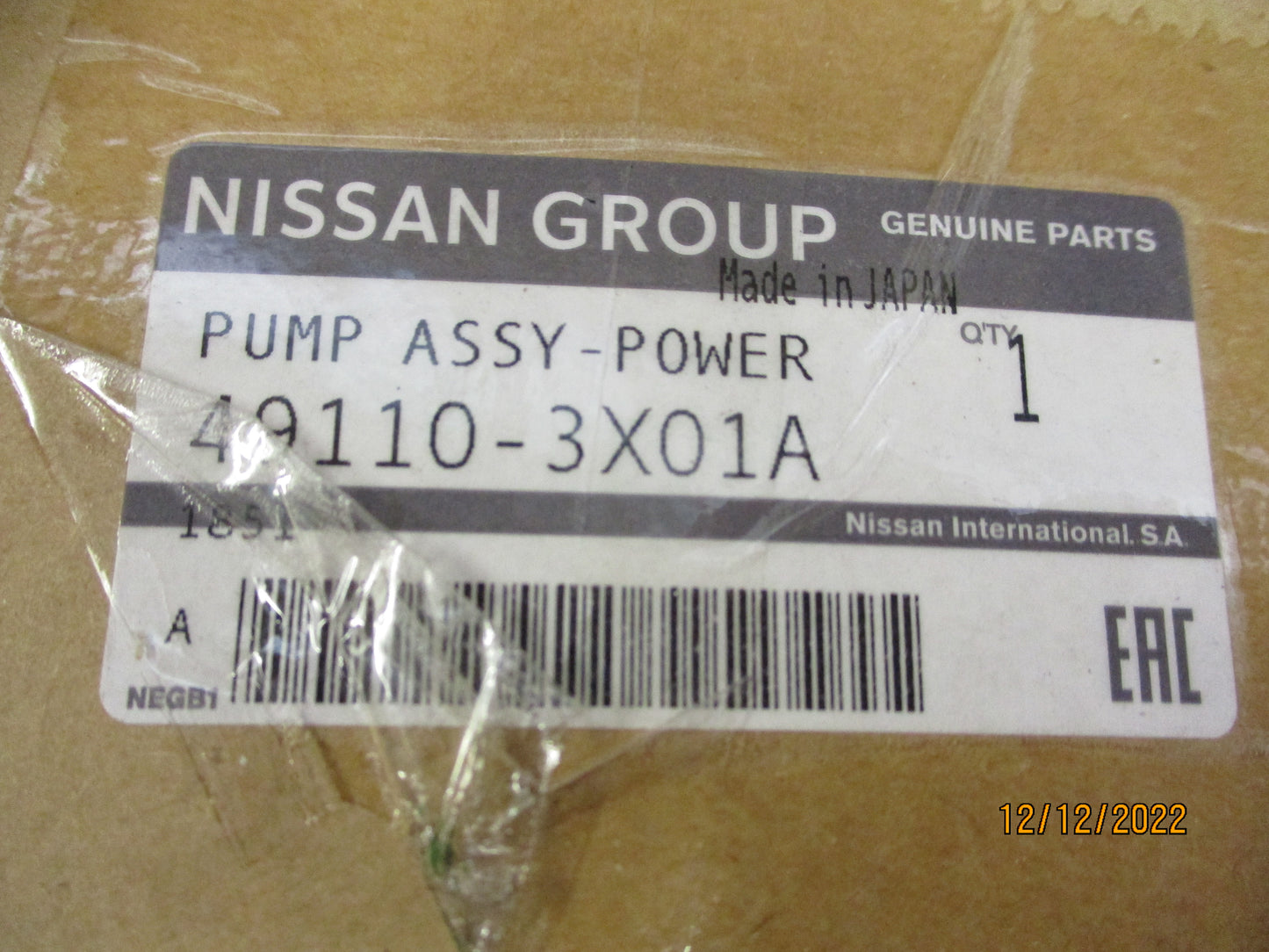 Nissan Navara D40M/R51 Pathfinder Genuine Power Steering Pump New Part