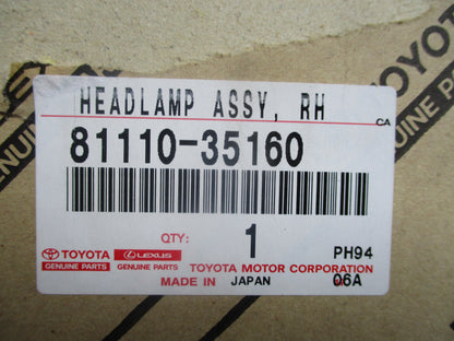 Toyota Hilux/4Runner Genuine Right Hand Sealed Headlight Assembly New Part