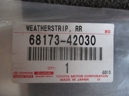 Toyota RAV4 Genuine Right Hand Rear Inner Weatherstrip New Part