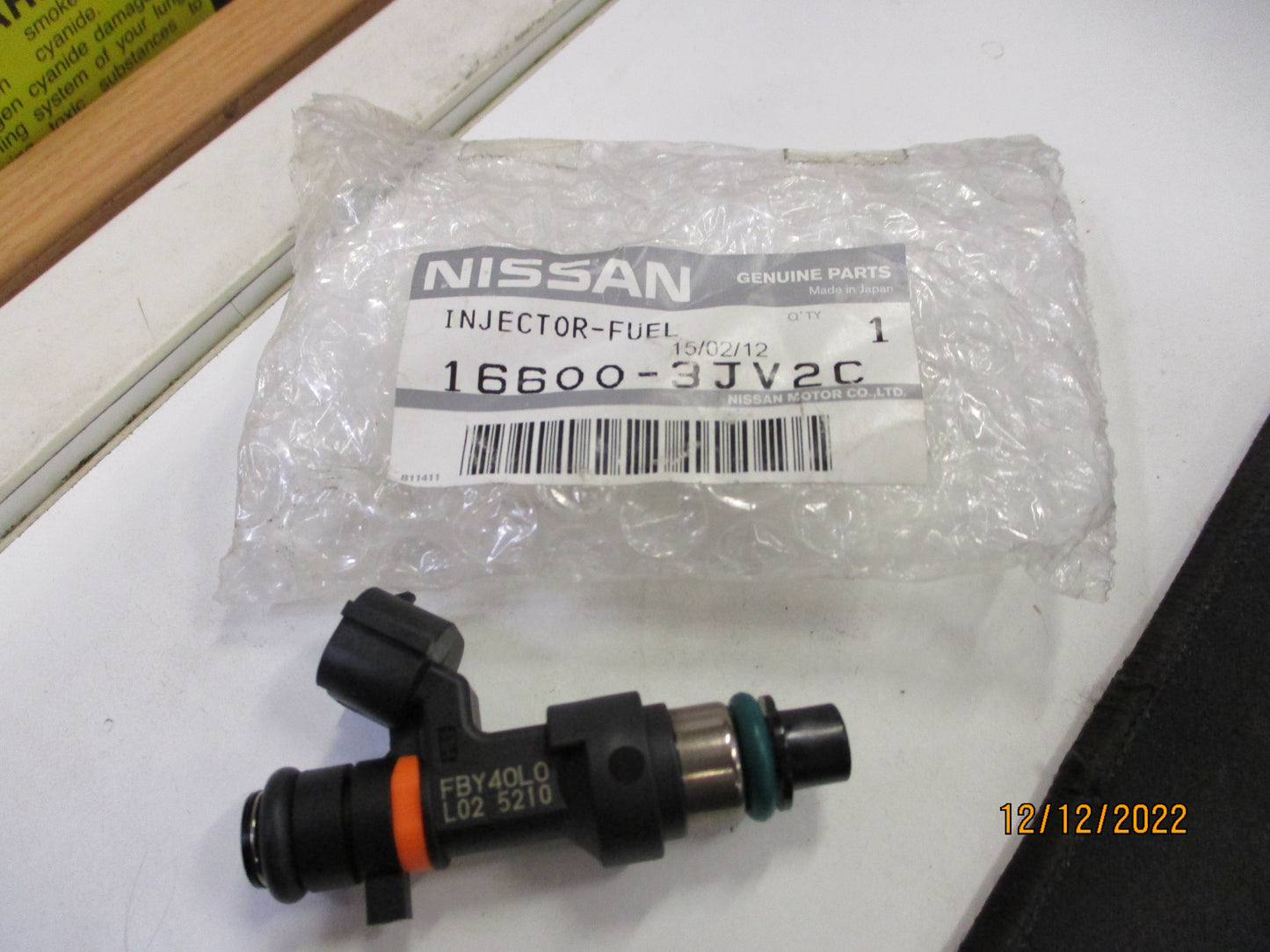 Nissan Navara R52 Pathfinder/Murano Genuine Fuel Injector Assy New Part
