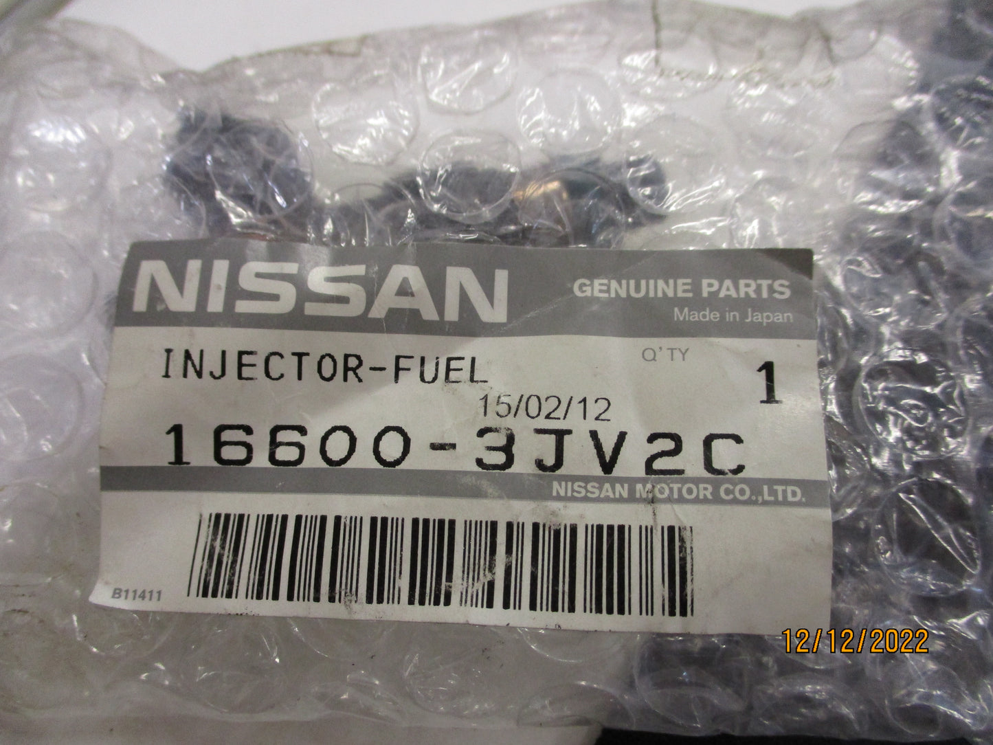 Nissan Navara R52 Pathfinder/Murano Genuine Fuel Injector Assy New Part