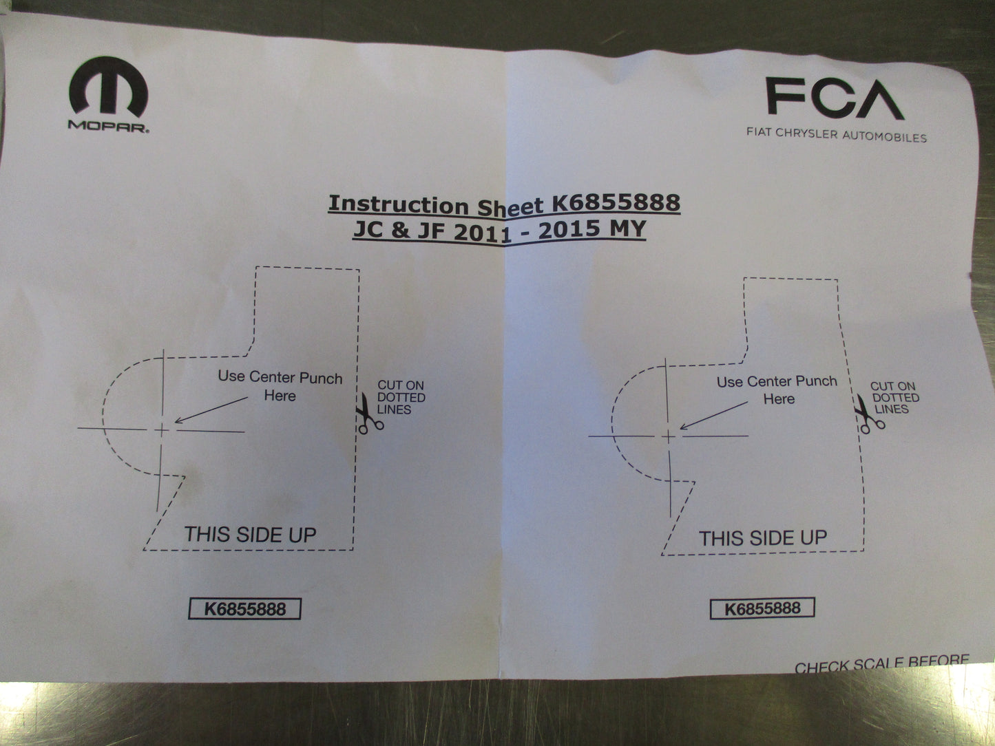 Chrysler Genuine Bumper Cover Mount New Part