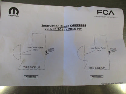 Chrysler Genuine Bumper Cover Mount New Part