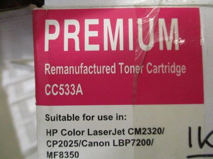 Premium manufactured Toner Cartridge Compatible Magenta Toner New