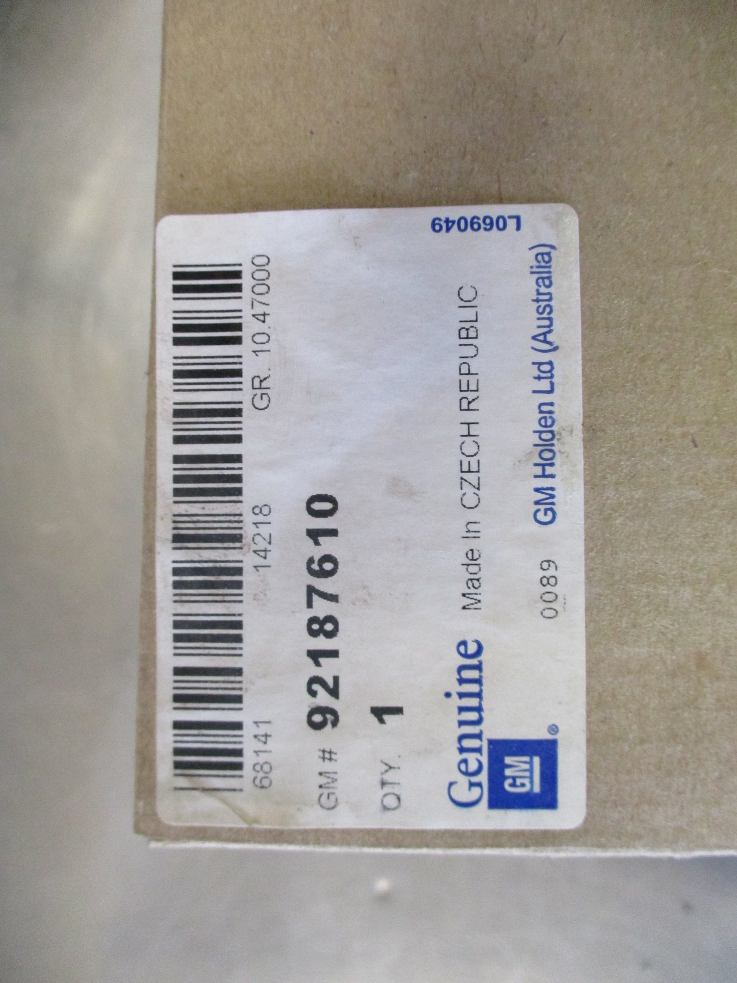 Holden Commodore VT VX VY VZ Genuine LHF Door Lock And Actuator New