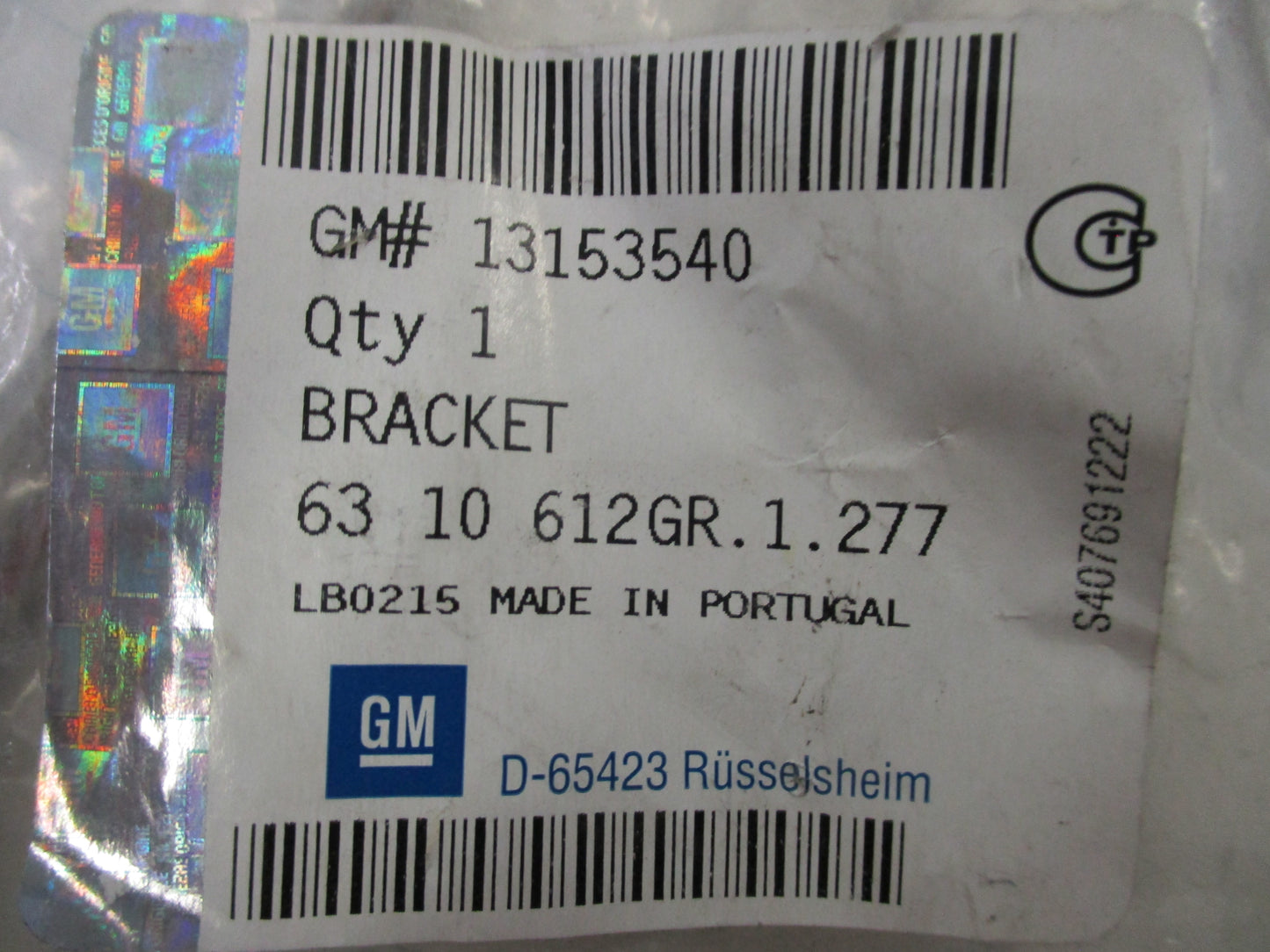 Holden Astra Genuine Right Hand Radiator Support Bracket New Part