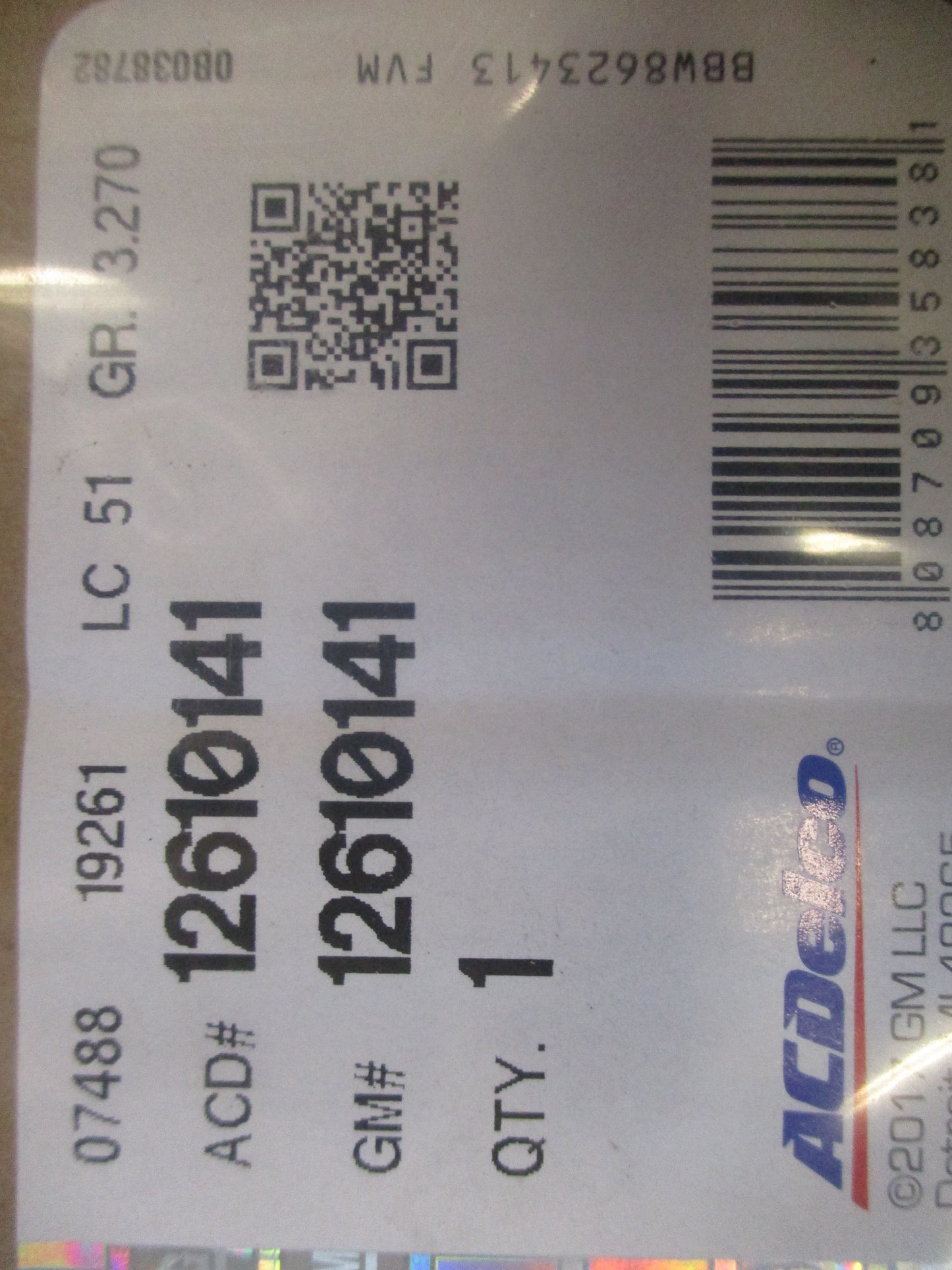 Holden Trailblazer, Hummer H3 Genuine Valley Pan Gasket New Part
