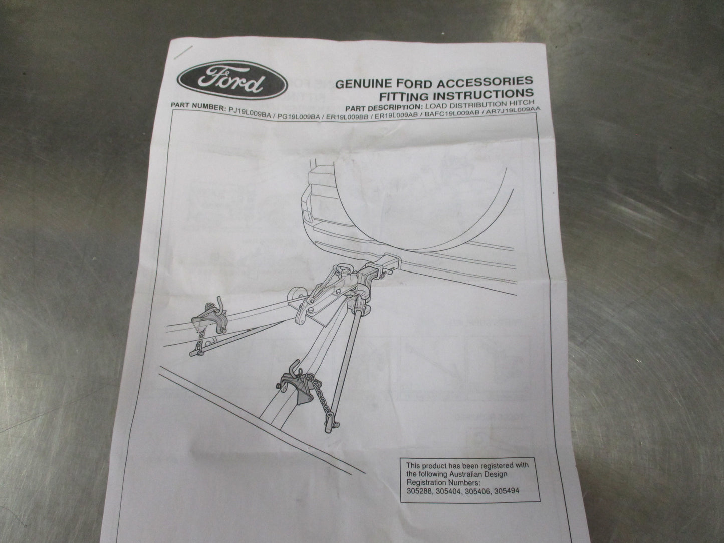 Ford Territory Genuine Trailer Load Leveling Kit New Part