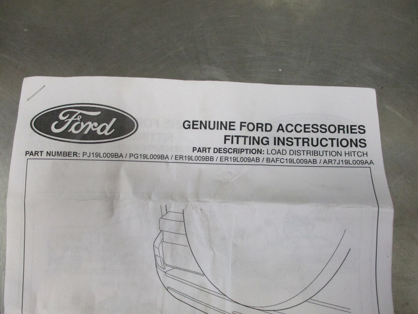 Ford Territory Genuine Trailer Load Leveling Kit New Part
