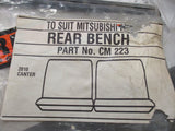 Sperling Fabric Rear Seat Covers Suits Mitsubishi Fuso Canter Wide Body New Part