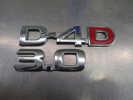 Toyota Hilux Genuine D4D 3.0 Badge Used Part VGC