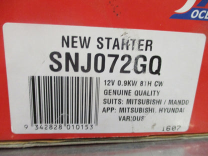 JAS Starter Motor Suits Hyundai Accent/Getz/Kia Rio New Part