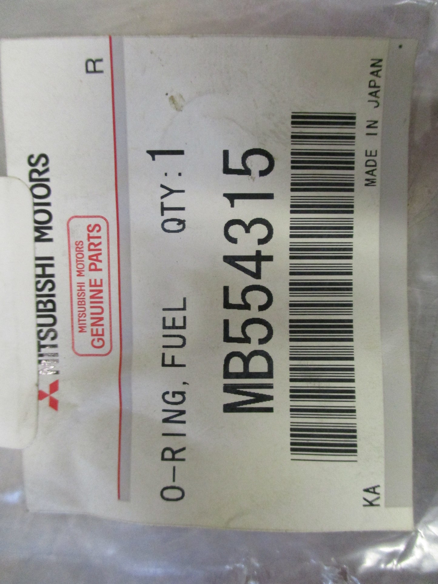 Mitsubishi Genuine Fuel Line O-Ring New Part