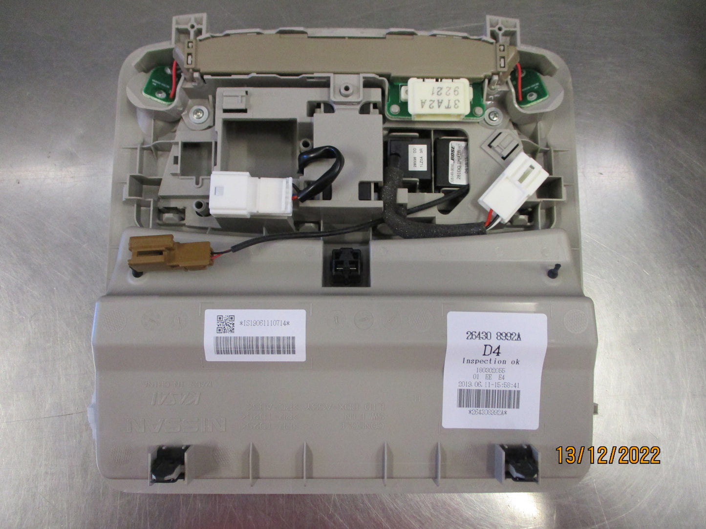 Nissan R52 Pathfinder Genuine Map Lamp/Sunroof/Light Assembly New Part