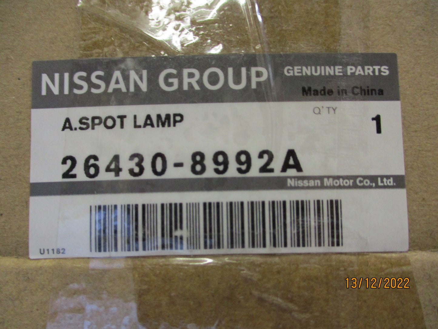 Nissan R52 Pathfinder Genuine Map Lamp/Sunroof/Light Assembly New Part
