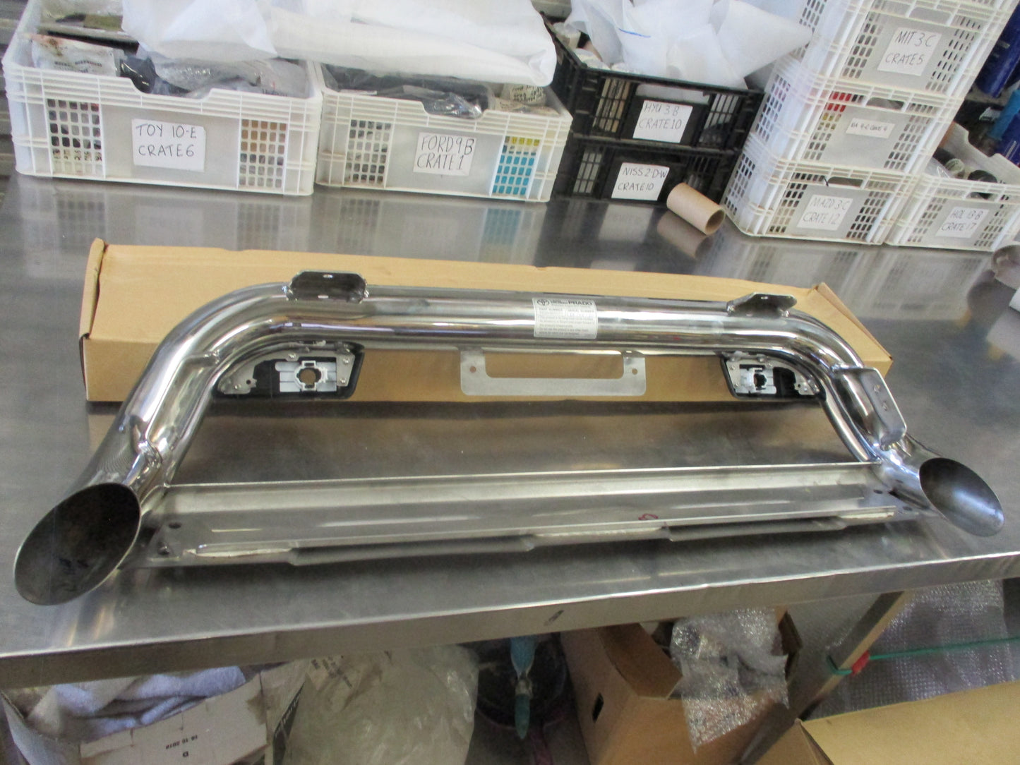 Toyota 150 Series Prado Genuine Alloy Nudge Bar New Part