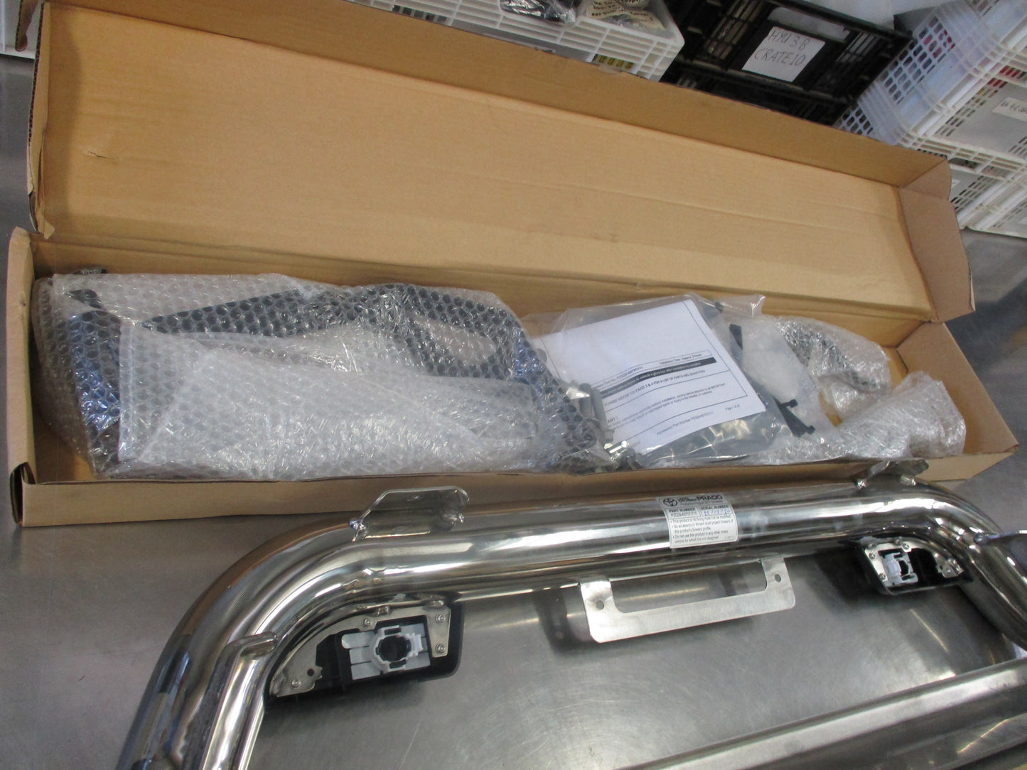 Toyota 150 Series Prado Genuine Alloy Nudge Bar New Part