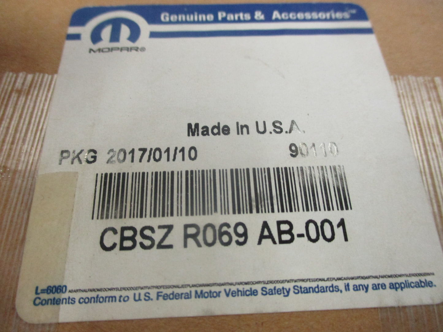 Jeep/Chrysler Genuine Occupant Restraint Module New Part