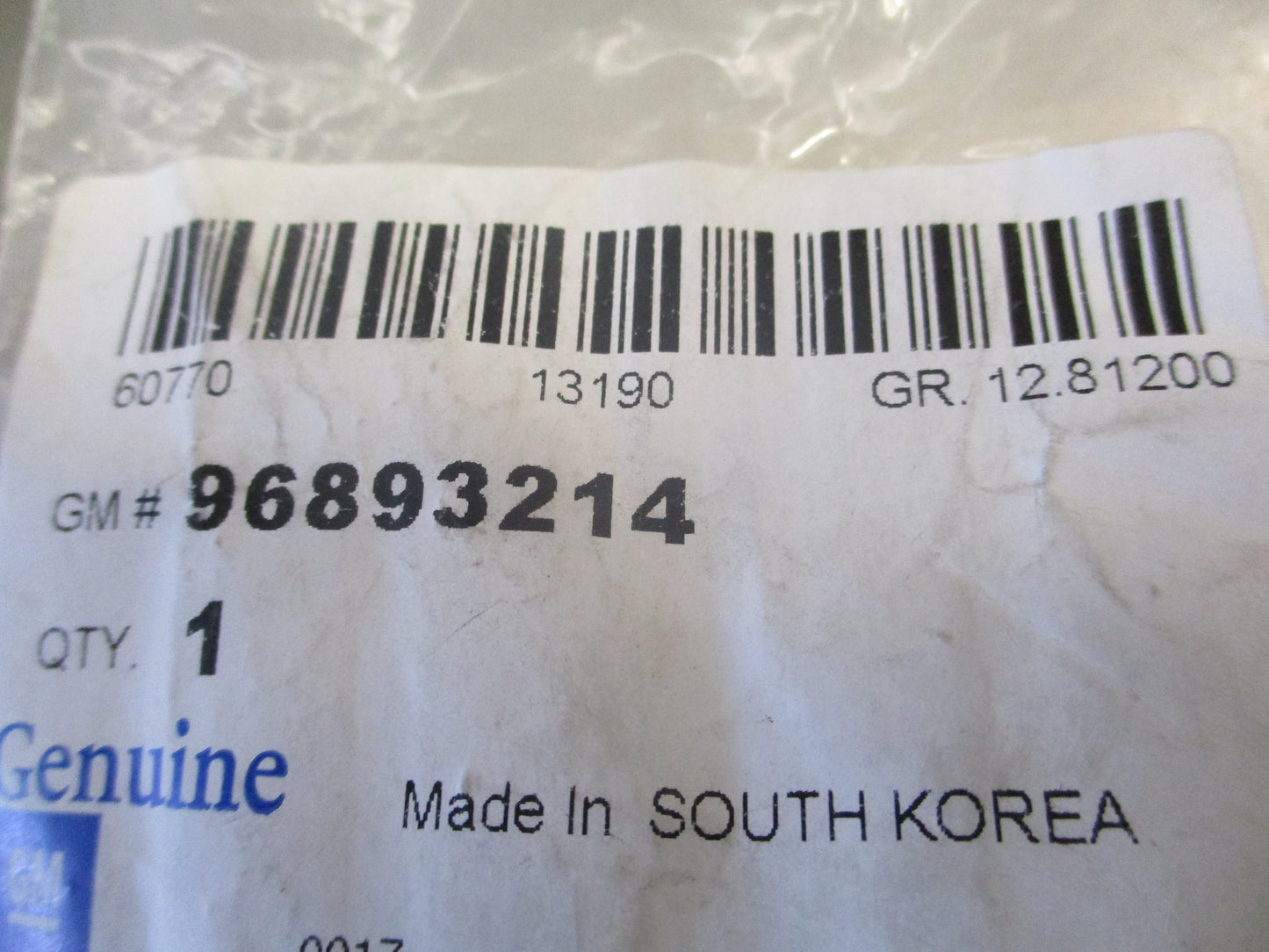 Holden Barina Spark Genuine Molding Clip New Part
