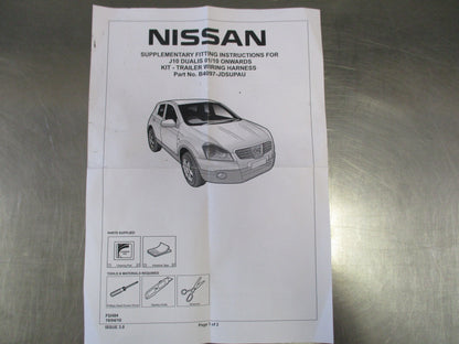 Nissan Genuine Trailer Wiring Kit Heat Shield New