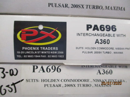 PX Air Filter Suits Nissan/Holden/Subaru see below New Part
