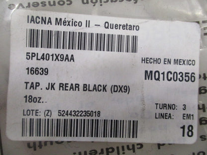 Jeep Wrangler Genuine Rear Carpet Floor Mat Set New Part