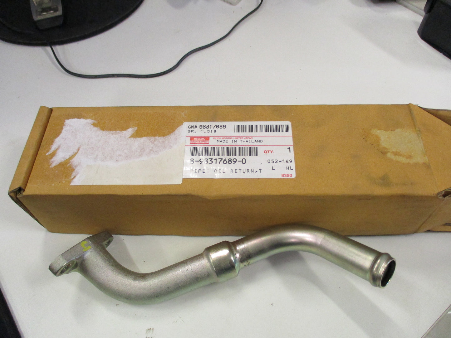 Isuzu Genuine Oil Return Pipe New