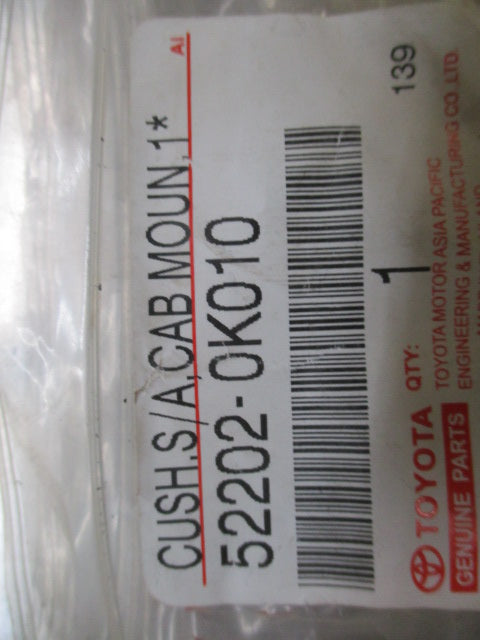 Toyota Hilux Genuine Lower Cab Mount Cushion No.1 New Part