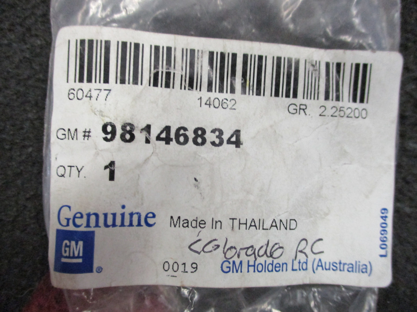 Isuzu D-max/RC Colorado Genuine Relay New Part