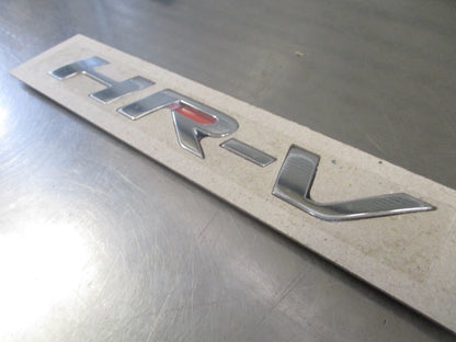 Honda HR-V Genuine Chrome Rear Tailgate Badge New Part