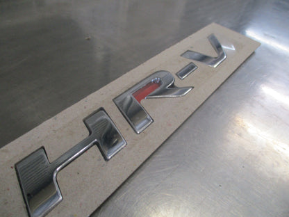 Honda HR-V Genuine Chrome Rear Tailgate Badge New Part