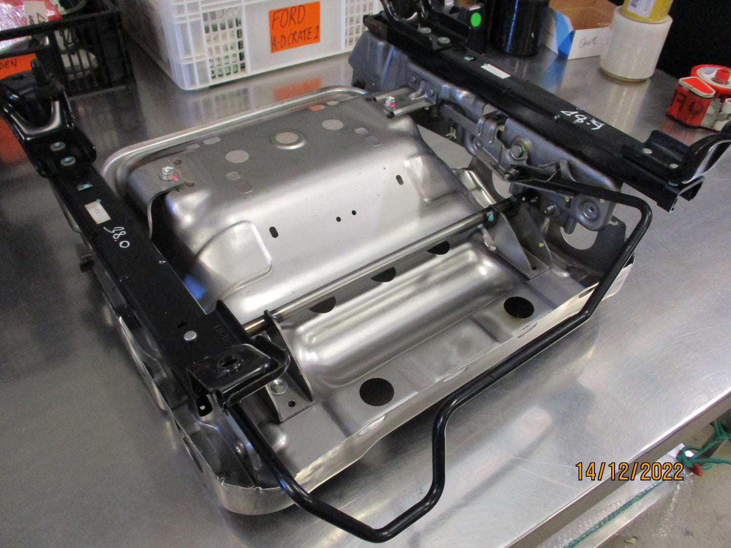 Nissan D40 Thai Navara Single Cab Genuine Drivers Seat Base Frame New Part