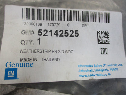 Holden RG Colorado/Trailblazer Genuine Left Hand Rear Window Run Channel Rubber New Part