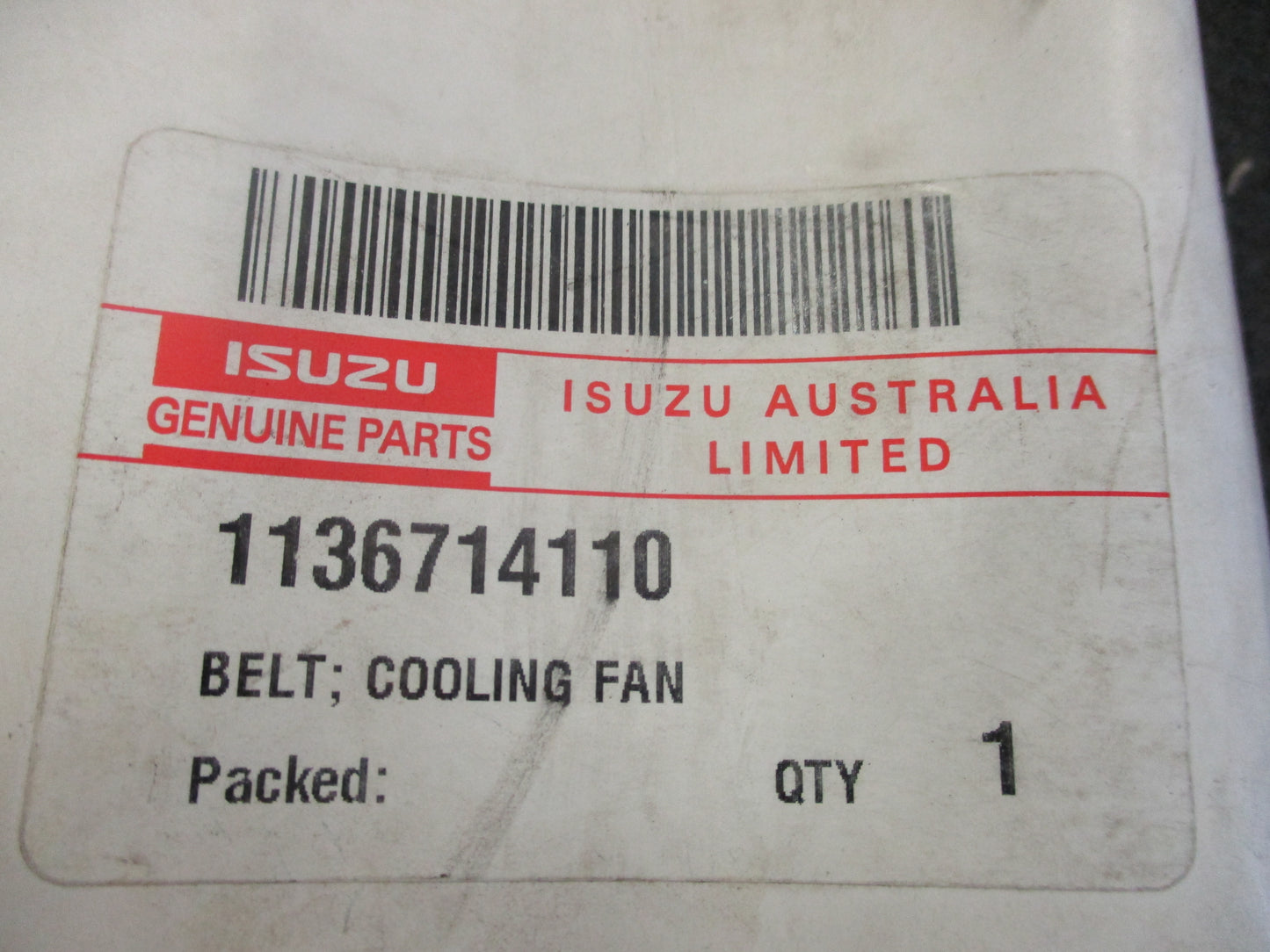 Isuzu FVZ/Hino 500 Ranger Hawk Genuine Fan/Alternator Drive Belt Pair New Part