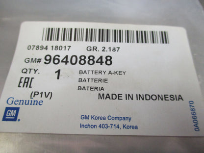 Holden Genuine Replacement Key Remote Battery - New Part