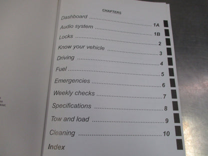 Holden TK Barina Hatch Genuine Owners Handbook New Part