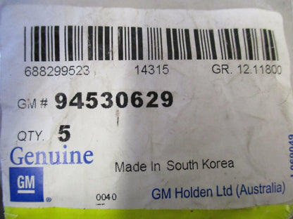 Holden Captiva Sport Genuine Moulding Clip 5 Pack New Part