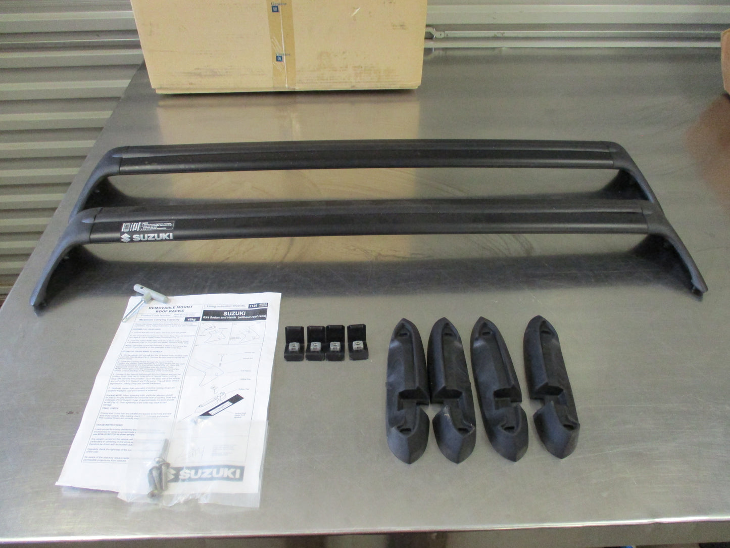 Suzuki SX4 Sedan Genuine Roof Rack Set New Part