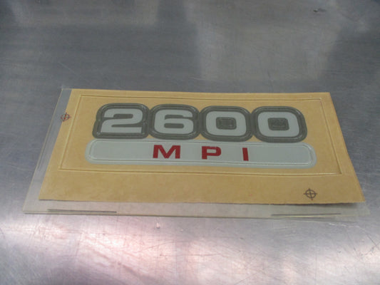 Holden Rodeo Genuine 2600 MPI Decal New Part