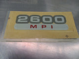 Holden Rodeo Genuine 2600 MPI Decal New Part