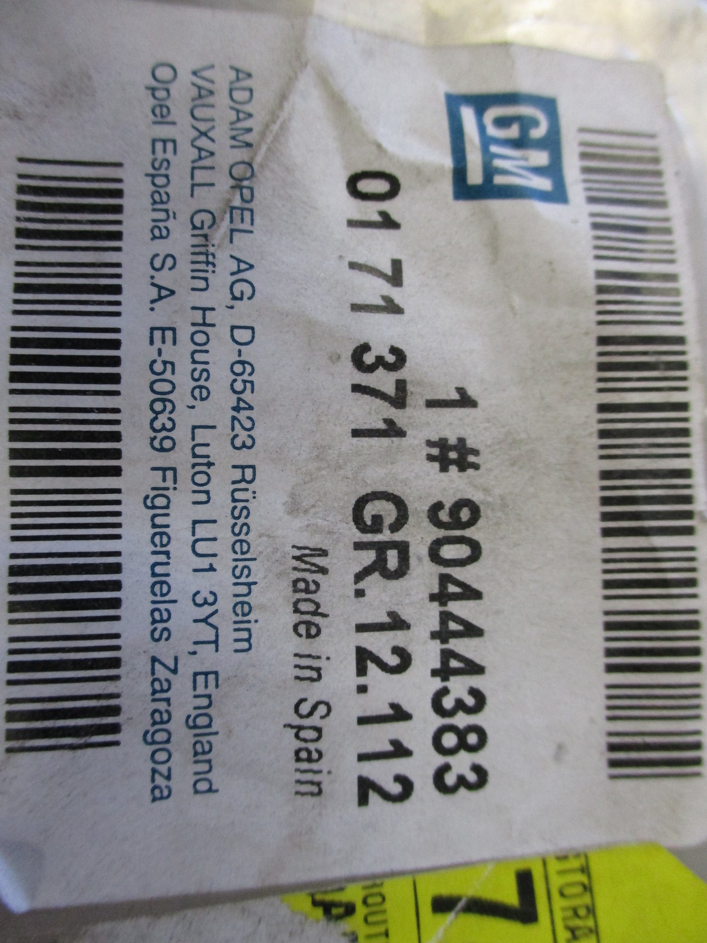 Holden Barina Genuine Rear Tail Gate (SWING) Emblem New Part